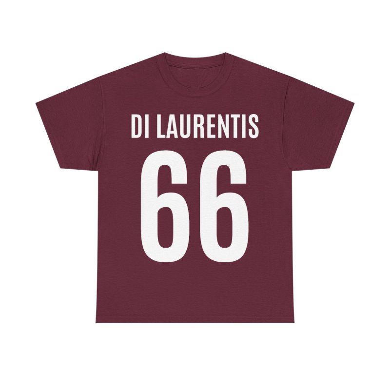 Off Campus Series DI LAURENTIS 66 Jersey Heavy Cotton Tee | Briar University Hockey Bookish Merch T-Shirt