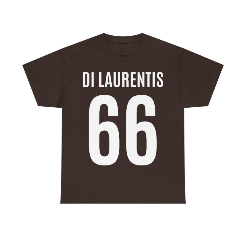 Off Campus Series DI LAURENTIS 66 Jersey Heavy Cotton Tee | Briar University Hockey Bookish Merch T-Shirt