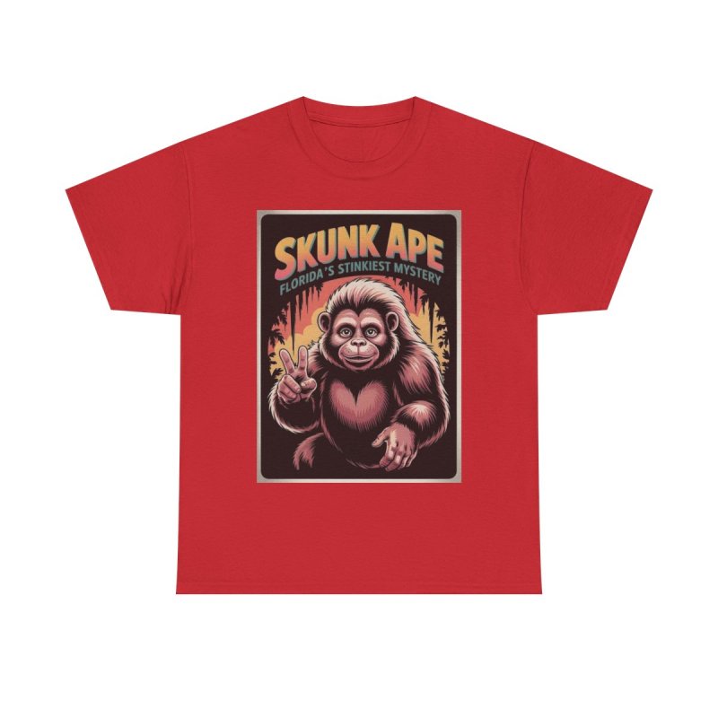 Florida Skunk Ape T-Shirt | "Florida's Stinkiest Mystery" Cryptozoology Bigfoot Peace Sign Shirt