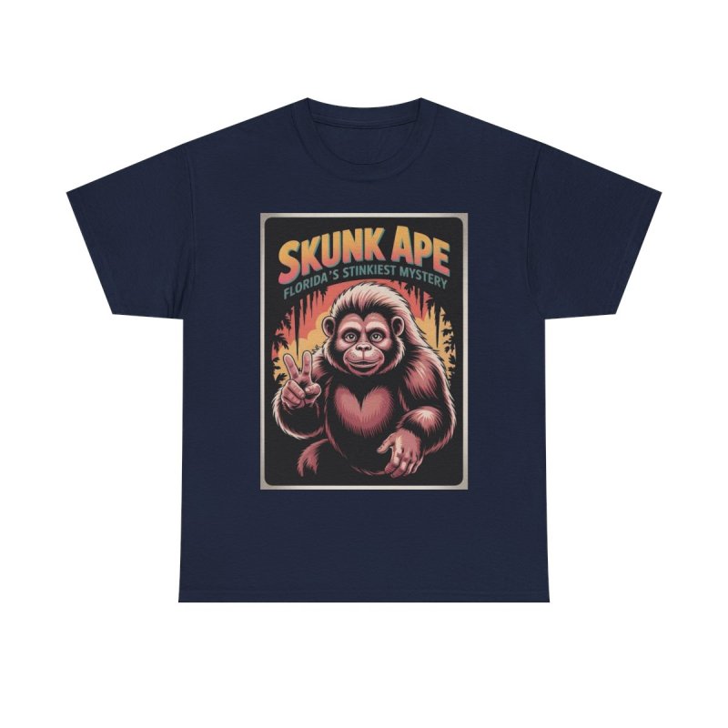 Florida Skunk Ape T-Shirt | "Florida's Stinkiest Mystery" Cryptozoology Bigfoot Peace Sign Shirt
