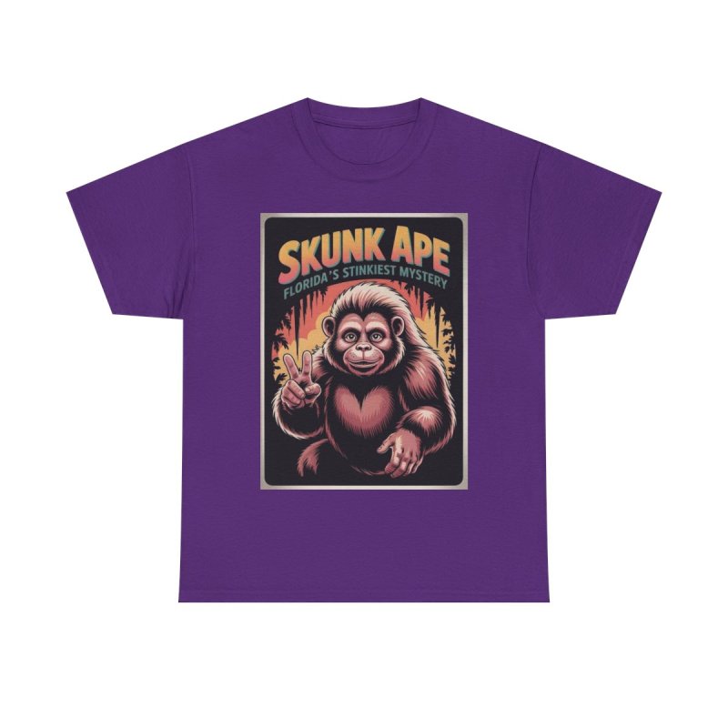 Florida Skunk Ape T-Shirt | "Florida's Stinkiest Mystery" Cryptozoology Bigfoot Peace Sign Shirt