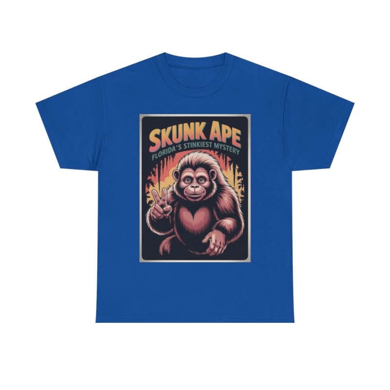 Florida Skunk Ape T-Shirt | "Florida's Stinkiest Mystery" Cryptozoology Bigfoot Peace Sign Shirt