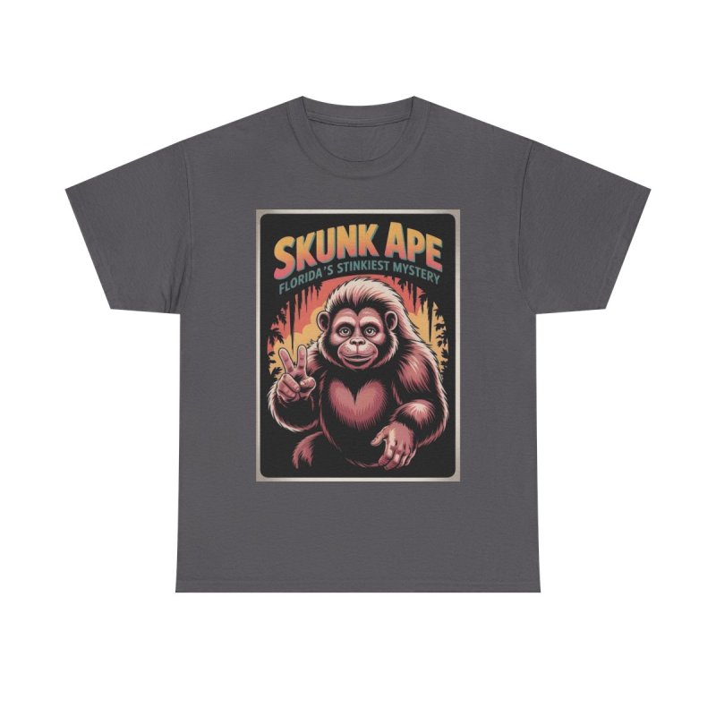 Florida Skunk Ape T-Shirt | "Florida's Stinkiest Mystery" Cryptozoology Bigfoot Peace Sign Shirt