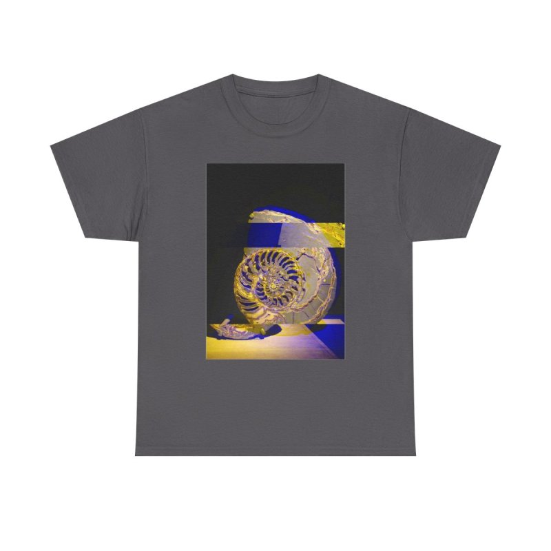 Ammonite Fossil Science T-Shirt | Prehistoric Paleontology Shell Unisex Tee