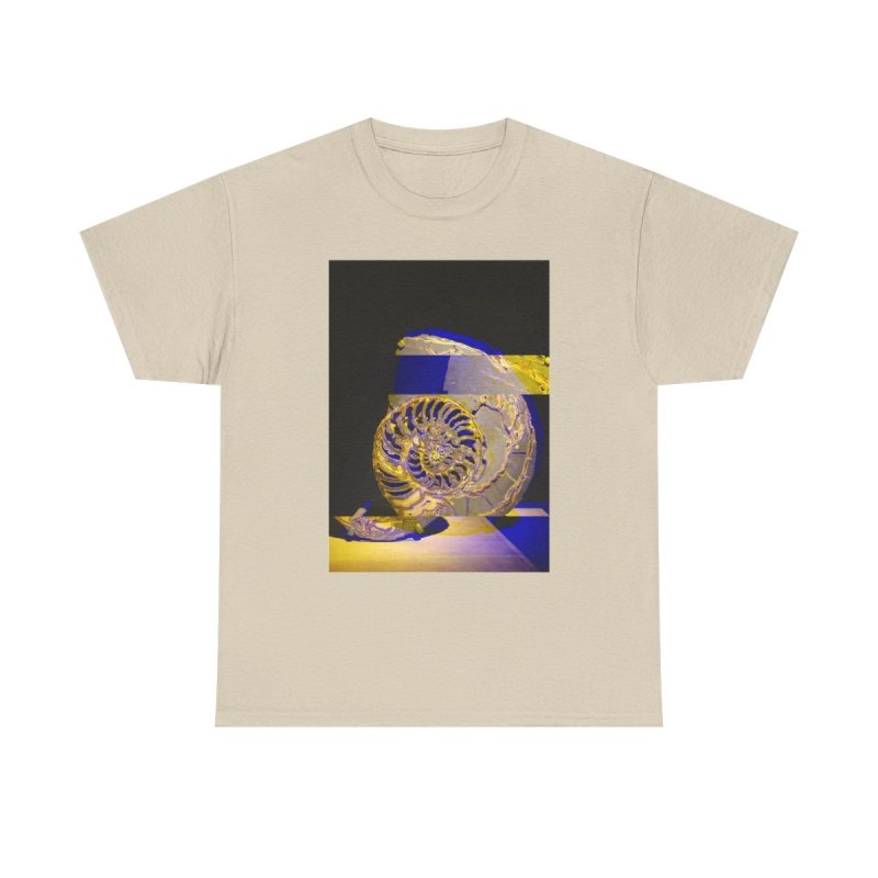 Ammonite Fossil Science T-Shirt | Prehistoric Paleontology Shell Unisex Tee