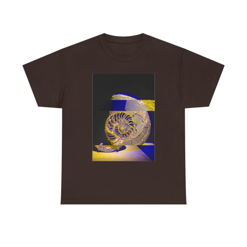 Ammonite Fossil Science T-Shirt | Prehistoric Paleontology Shell Unisex Tee