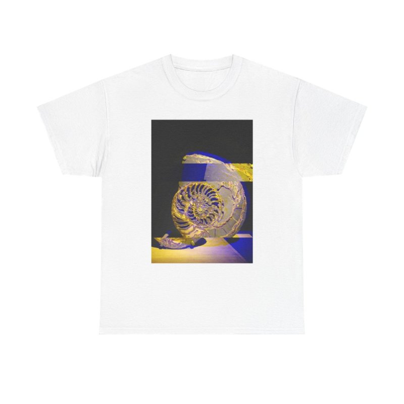 Ammonite Fossil Science T-Shirt | Prehistoric Paleontology Shell Unisex Tee