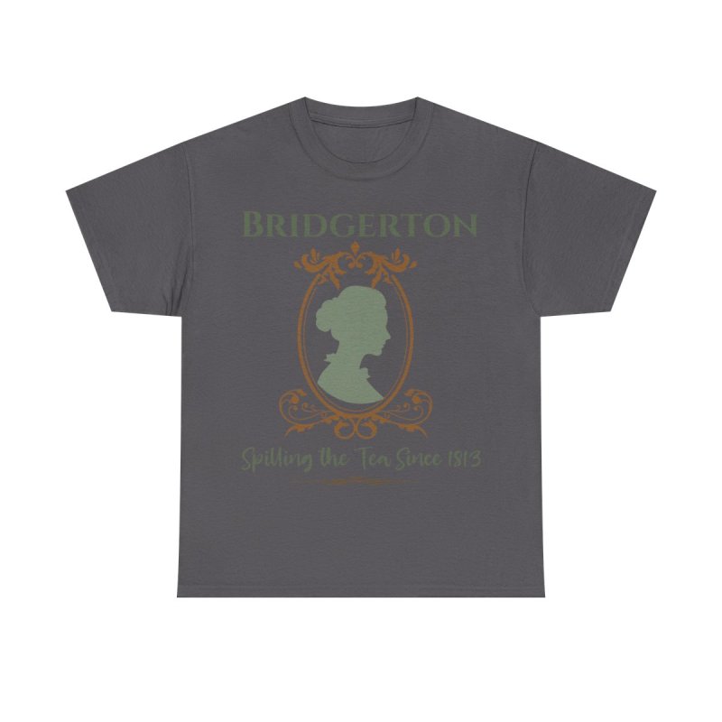 Regency Gossip Silhouette T-Shirt | Spilling the Tea Since 1813 Graphic Tee | Lady Whistledown Inspired Fashion
