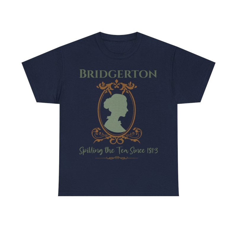 Regency Gossip Silhouette T-Shirt | Spilling the Tea Since 1813 Graphic Tee | Lady Whistledown Inspired Fashion