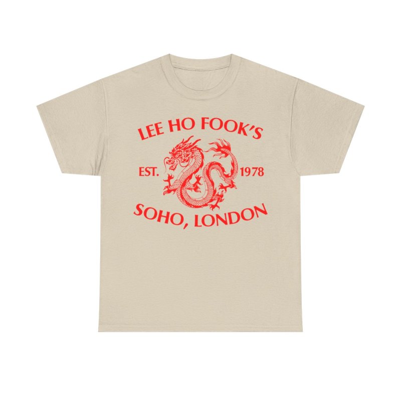 Lee Ho Fook’s Soho London T-Shirt | Werewolves of London Lyrics Tee | Vintage Style Chinese Restaurant Music Fan Shirt