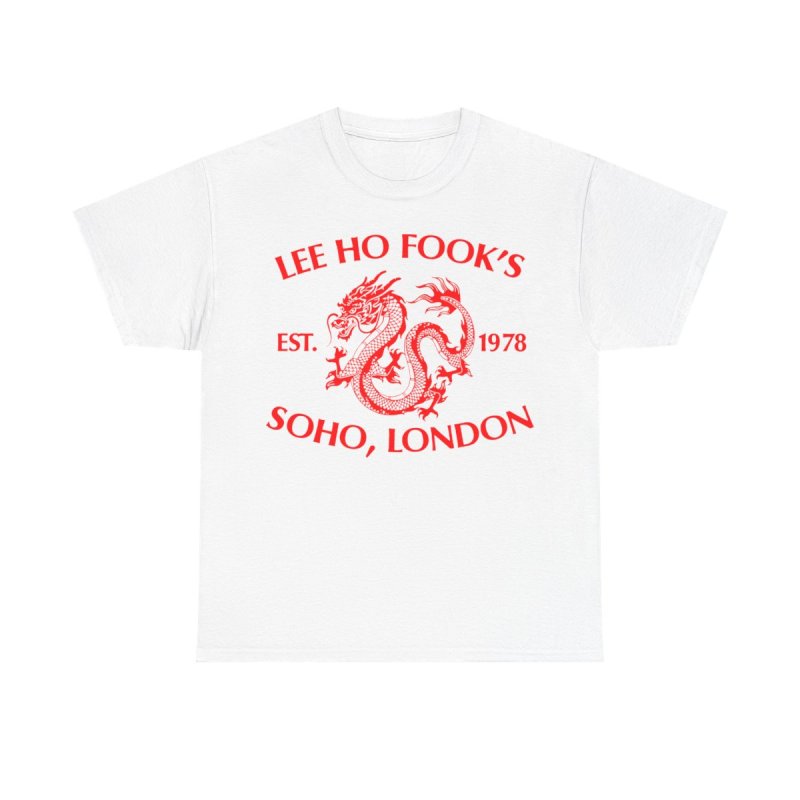 Lee Ho Fook’s Soho London T-Shirt | Werewolves of London Lyrics Tee | Vintage Style Chinese Restaurant Music Fan Shirt