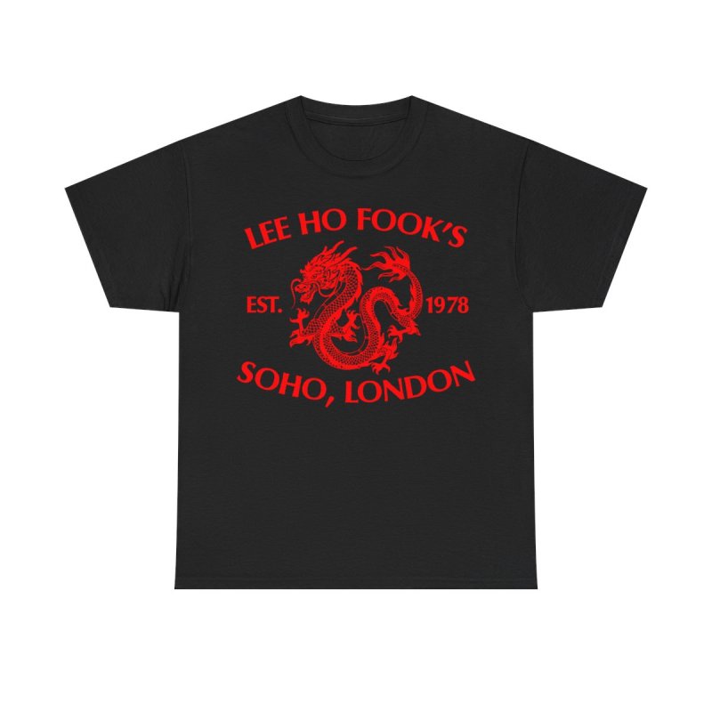 Lee Ho Fook’s Soho London T-Shirt | Werewolves of London Lyrics Tee | Vintage Style Chinese Restaurant Music Fan Shirt
