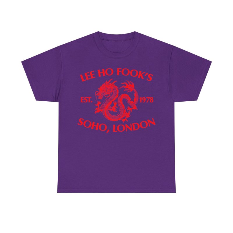 Lee Ho Fook’s Soho London T-Shirt | Werewolves of London Lyrics Tee | Vintage Style Chinese Restaurant Music Fan Shirt