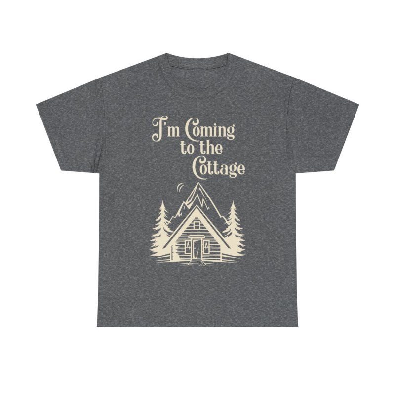 I'm Coming To The Cottage T-Shirt | Heated Rivalry Hockey Romance Tee | Ilya and Shane Cottage Core Minimalist Unisex Shirt