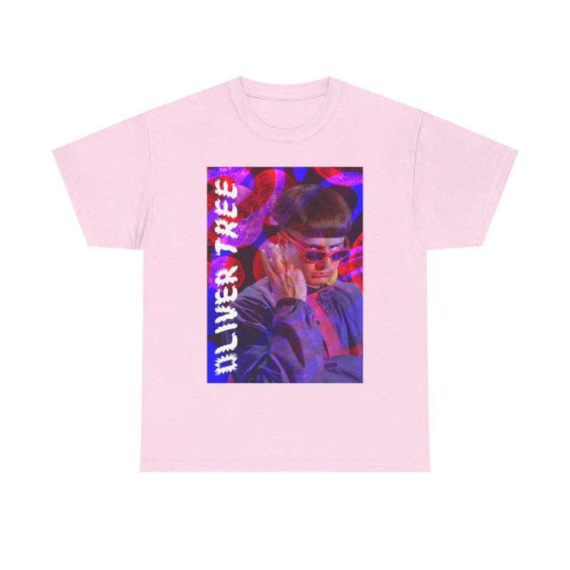 OLIVER TREE Heavy Cotton Tee | Vintage Psychedelic Cyberpunk Graphic T-Shirt | Retro Indie Pop Alt Rock Music Fan Apparel