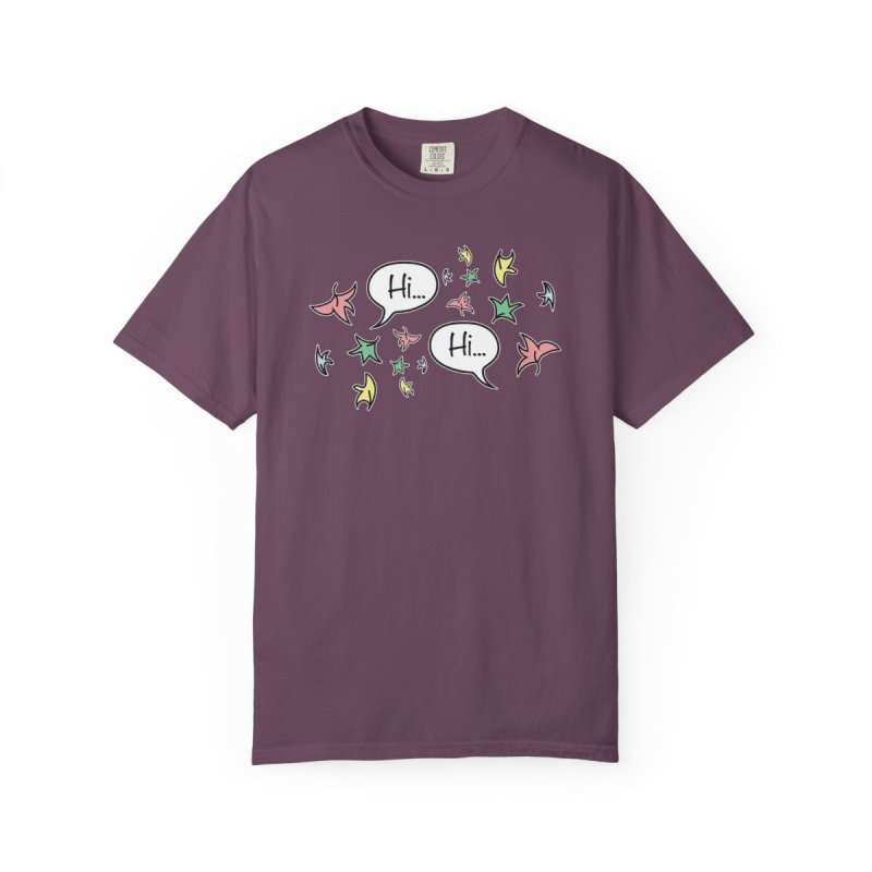 Heartstopper Leaves T-Shirt with Hi Words