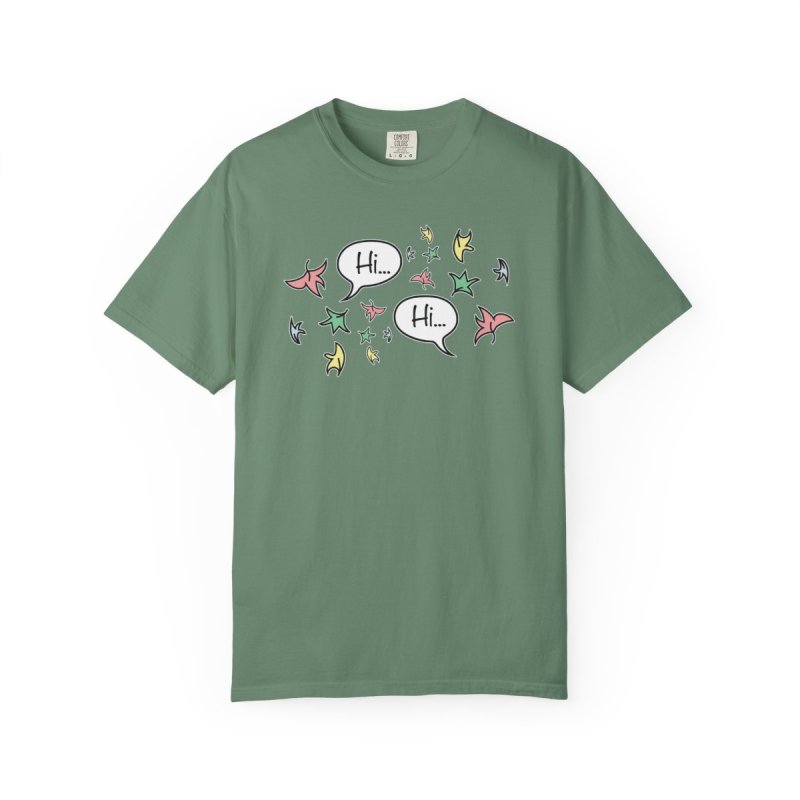 Heartstopper Leaves T-Shirt with Hi Words