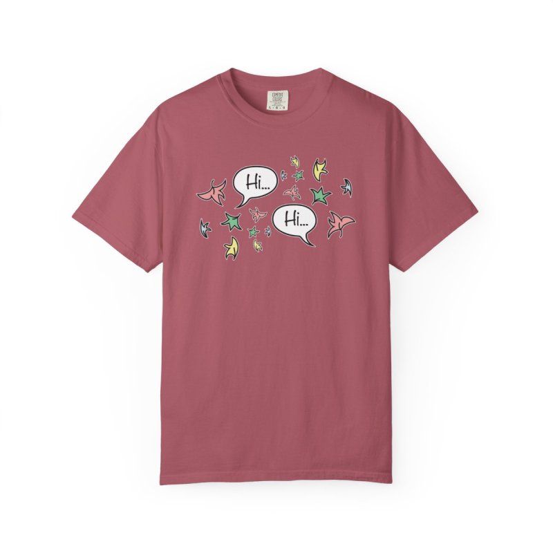 Heartstopper Leaves T-Shirt with Hi Words