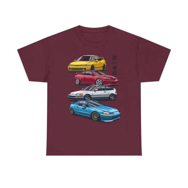 Classic Honda/Acura JDM Mix T-Shirt | Civic, CRX, Integra Icons Tee