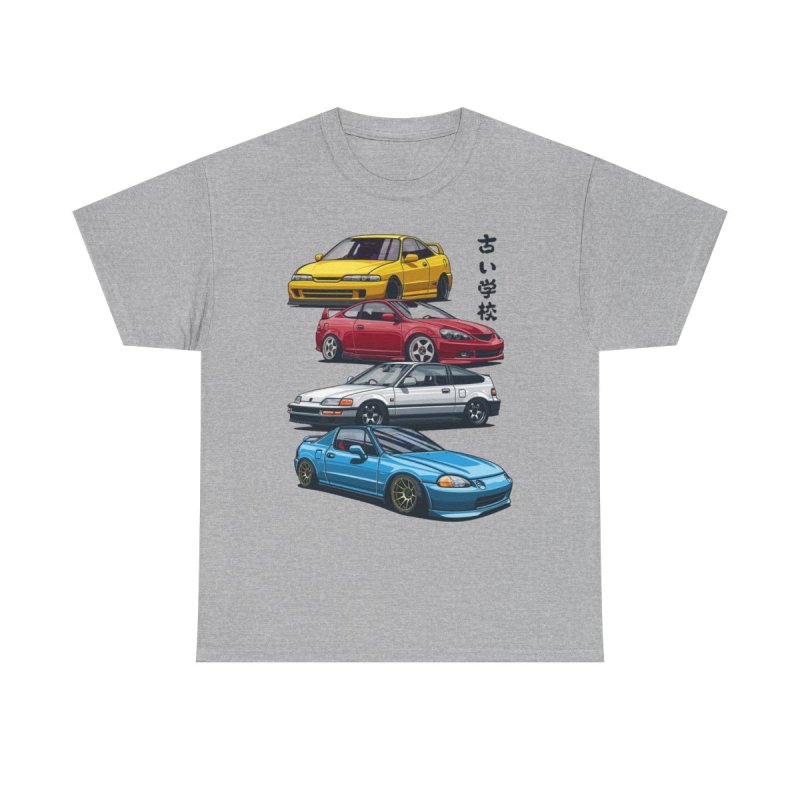 Classic Honda/Acura JDM Mix T-Shirt | Civic, CRX, Integra Icons Tee