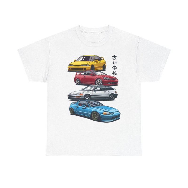 Classic Honda/Acura JDM Mix T-Shirt | Civic, CRX, Integra Icons Tee