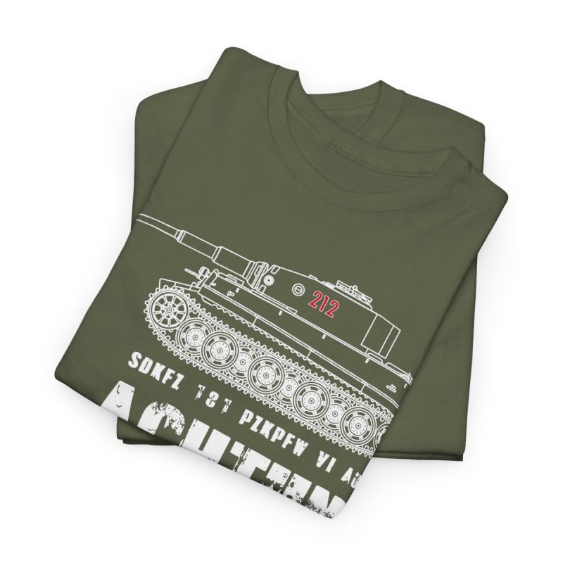 ACHTUNG PANZER T-Shirt | WWII German Tiger Tank Armored Might Tee