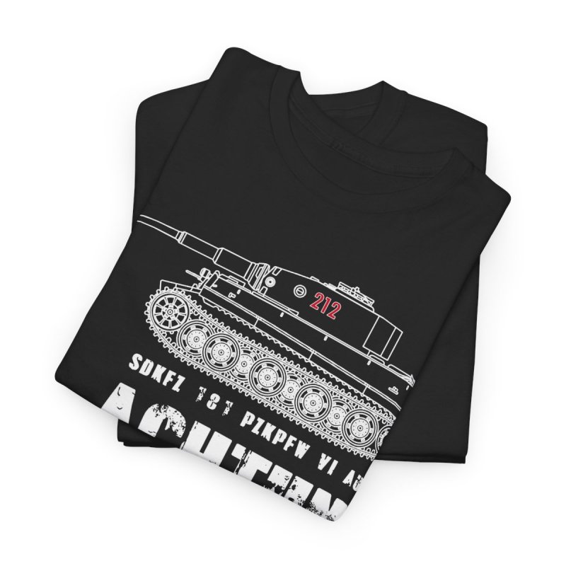 ACHTUNG PANZER T-Shirt | WWII German Tiger Tank Armored Might Tee