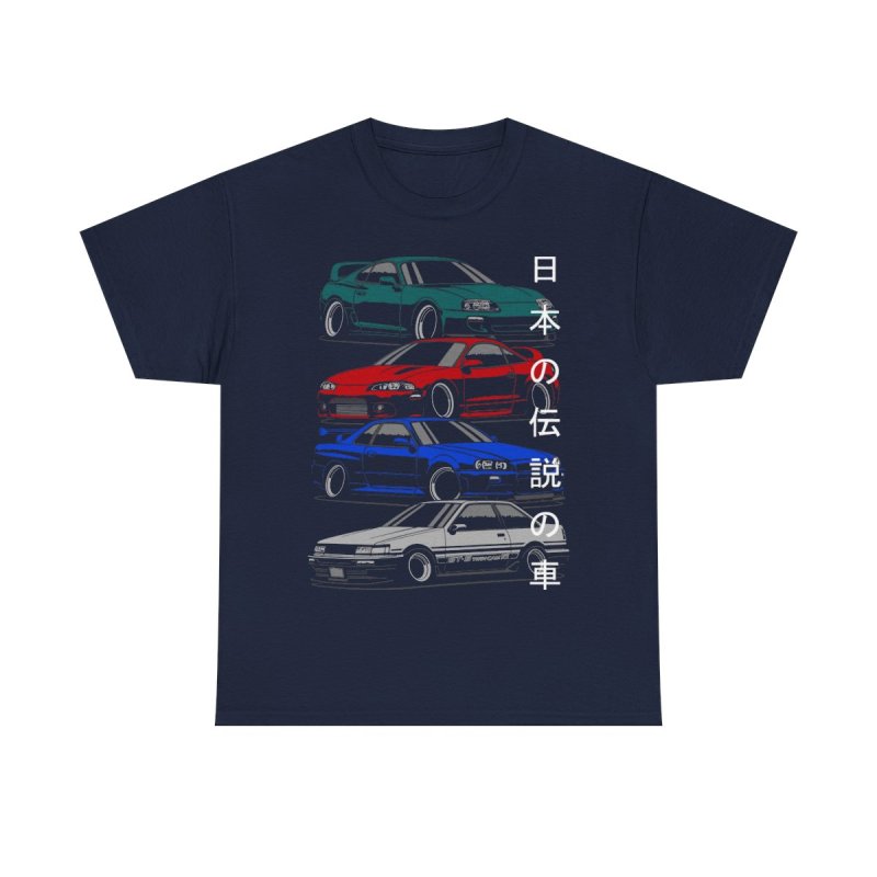 JDM Legends T-Shirt | Iconic Japanese Sports Cars Dream Team Tee