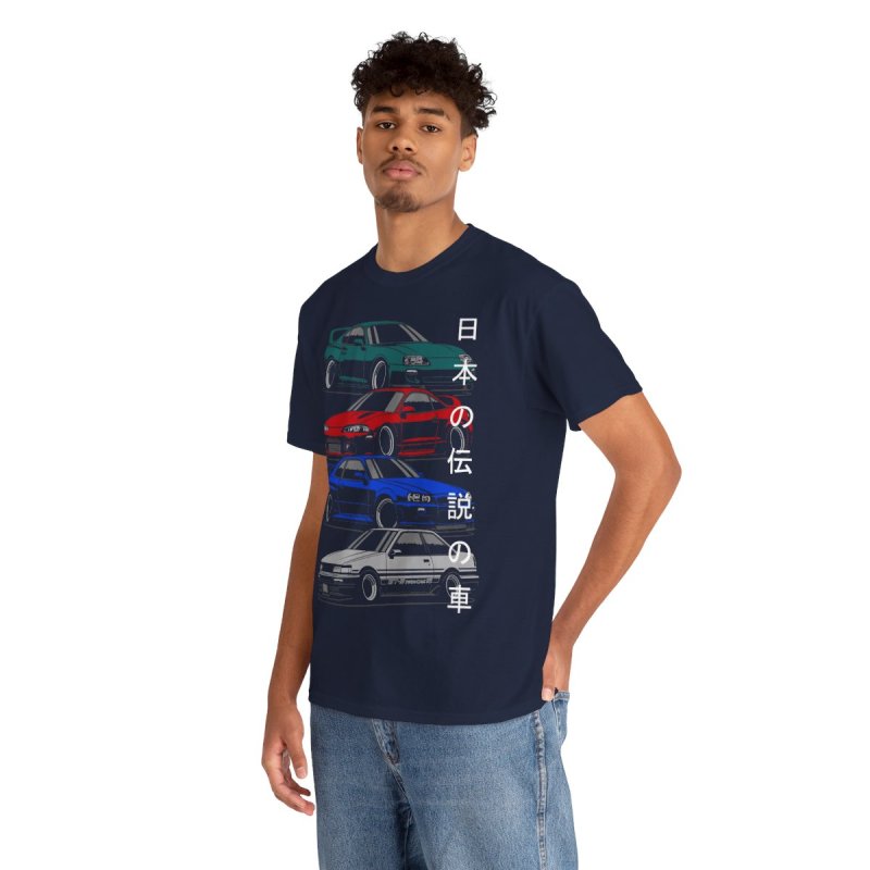 JDM Legends T-Shirt | Iconic Japanese Sports Cars Dream Team Tee