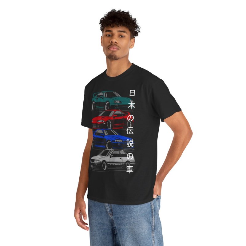 JDM Legends T-Shirt | Iconic Japanese Sports Cars Dream Team Tee