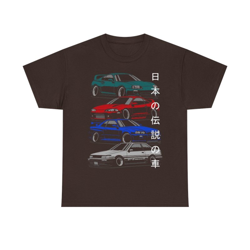 JDM Legends T-Shirt | Iconic Japanese Sports Cars Dream Team Tee