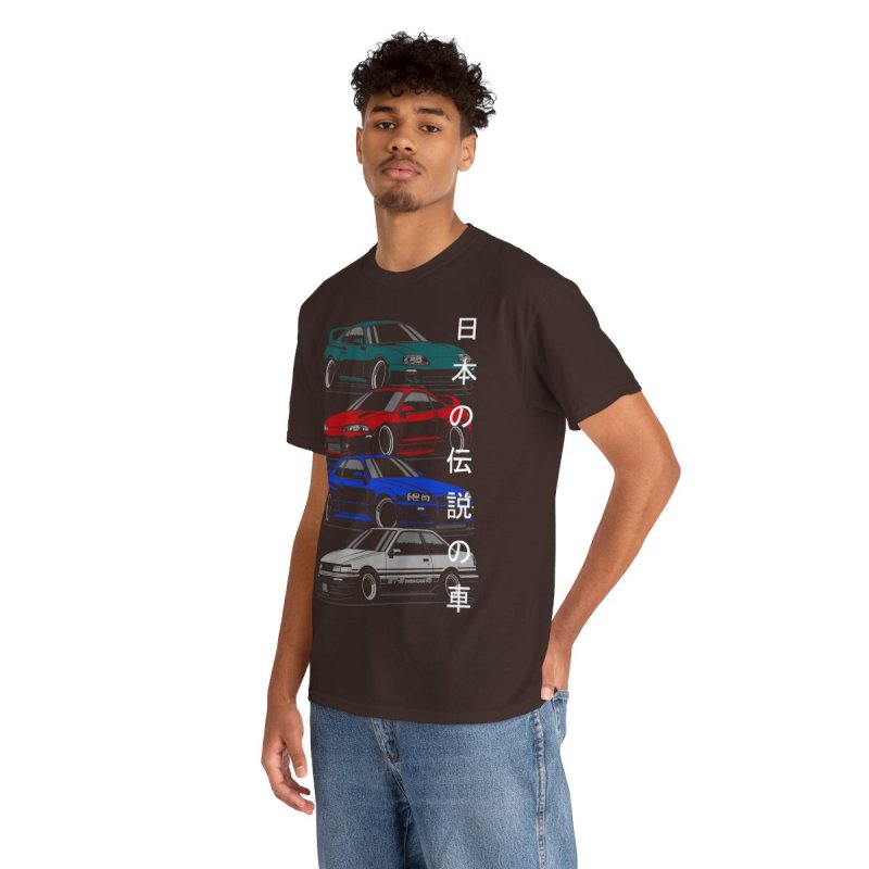JDM Legends T-Shirt | Iconic Japanese Sports Cars Dream Team Tee
