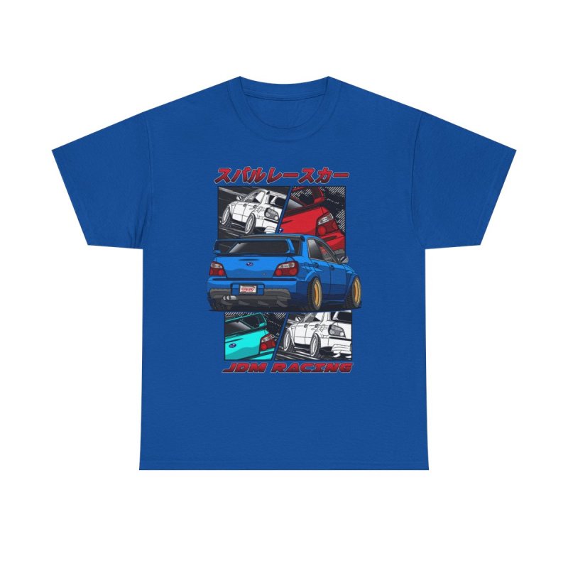 Subaru WRX STi 22B Blue T-Shirt | JDM Rally Icon Unisex Heavy Cotton Tee