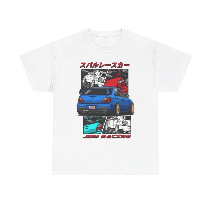 Subaru WRX STi 22B Blue T-Shirt | JDM Rally Icon Unisex Heavy Cotton Tee