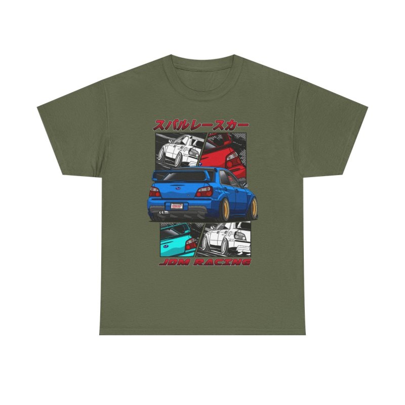 Subaru WRX STi 22B Blue T-Shirt | JDM Rally Icon Unisex Heavy Cotton Tee
