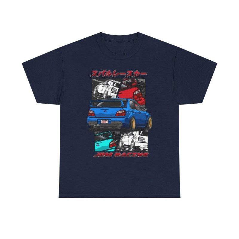 Subaru WRX STi 22B Blue T-Shirt | JDM Rally Icon Unisex Heavy Cotton Tee