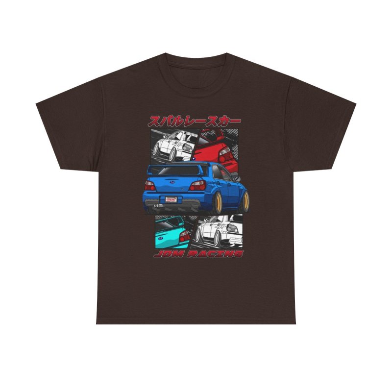 Subaru WRX STi 22B Blue T-Shirt | JDM Rally Icon Unisex Heavy Cotton Tee