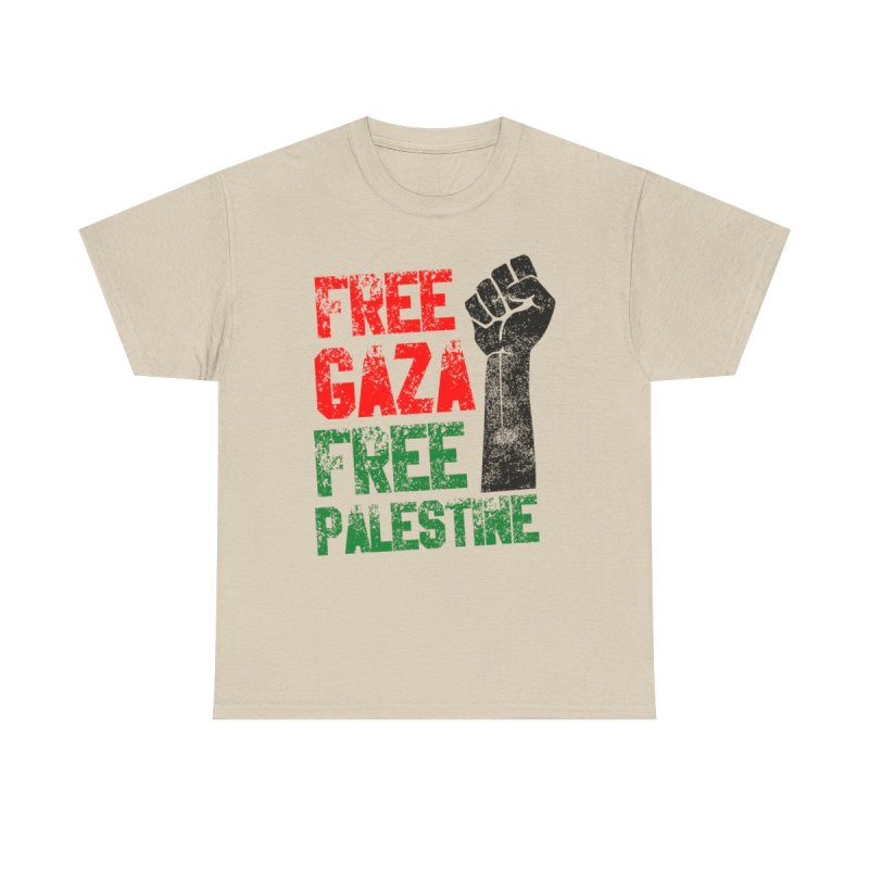 Free Gaza, Free Palestine" Solidarity Statement Tee