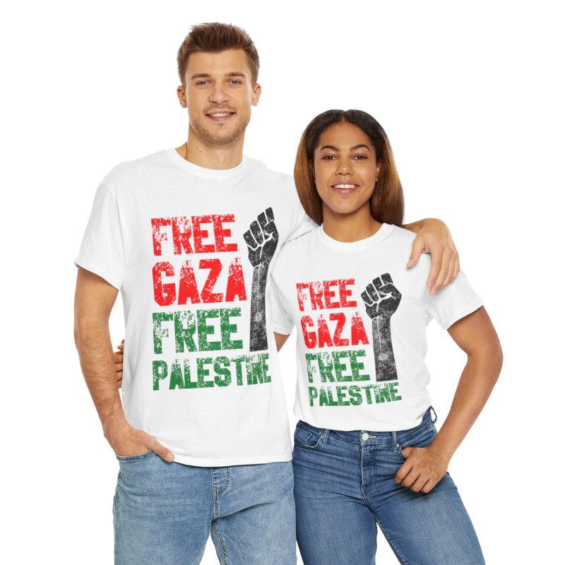 Free Gaza, Free Palestine" Solidarity Statement Tee