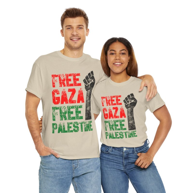 Free Gaza, Free Palestine" Solidarity Statement Tee