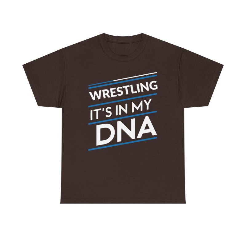 Wrestling It’s In My DNA T-Shirt | Amateur Wrestling Motivation Tee | Collegiate & Freestyle Wrestler Gift Shirt