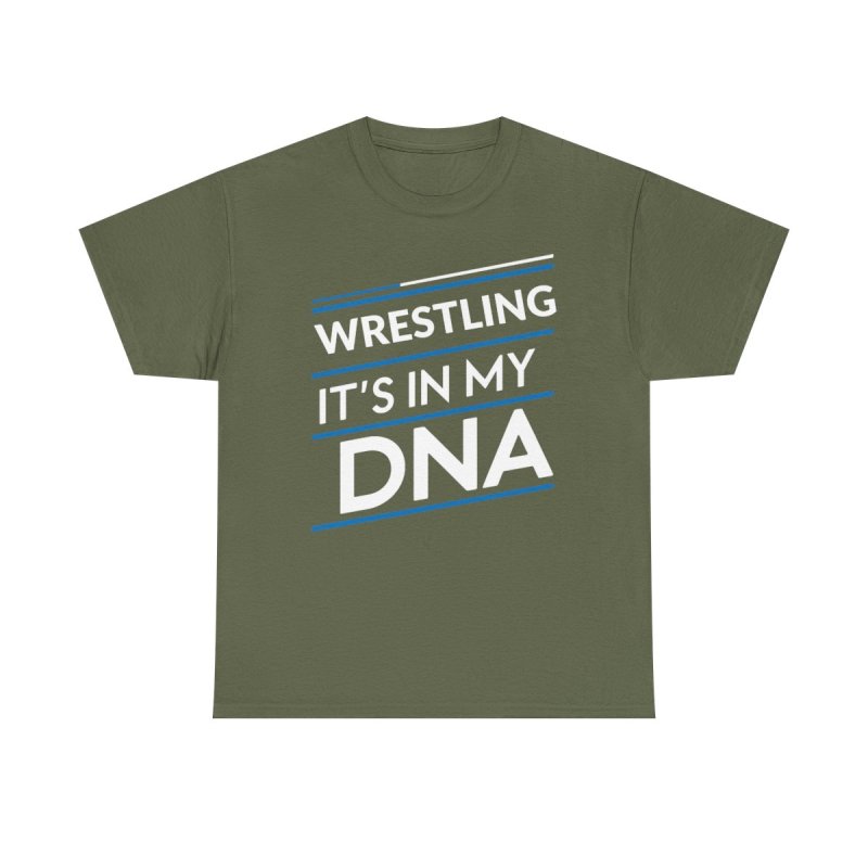 Wrestling It’s In My DNA T-Shirt | Amateur Wrestling Motivation Tee | Collegiate & Freestyle Wrestler Gift Shirt