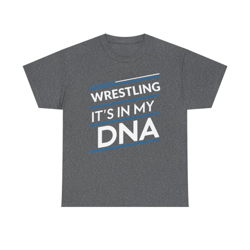 Wrestling It’s In My DNA T-Shirt | Amateur Wrestling Motivation Tee | Collegiate & Freestyle Wrestler Gift Shirt
