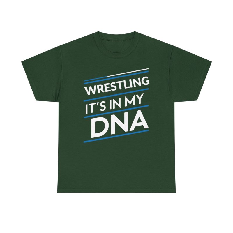 Wrestling It’s In My DNA T-Shirt | Amateur Wrestling Motivation Tee | Collegiate & Freestyle Wrestler Gift Shirt