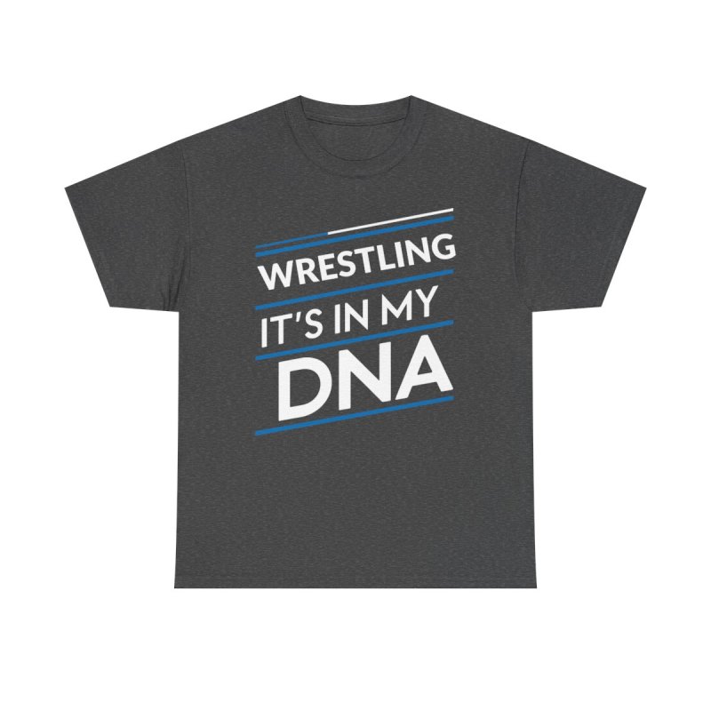 Wrestling It’s In My DNA T-Shirt | Amateur Wrestling Motivation Tee | Collegiate & Freestyle Wrestler Gift Shirt