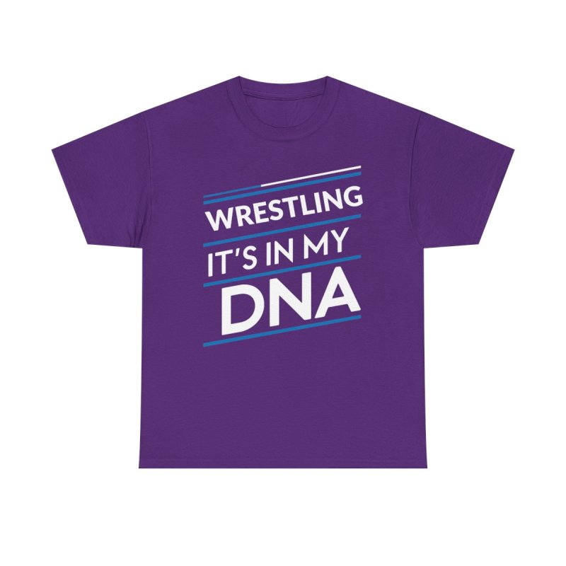 Wrestling It’s In My DNA T-Shirt | Amateur Wrestling Motivation Tee | Collegiate & Freestyle Wrestler Gift Shirt