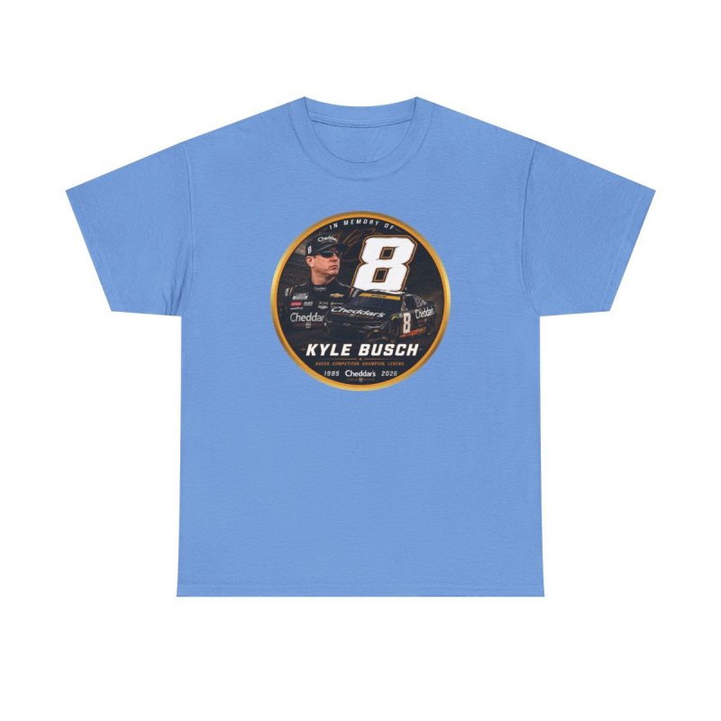 Kyle Busch Number 8 Tribute | Vintage Commemorative Stock Car Racing Graphic T-Shirt