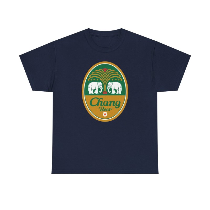 Chang Beer Thailand T-Shirt | Iconic Elephant Logo Graphic Tee | Thai Lager Souvenir Shirt