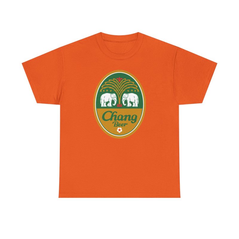 Chang Beer Thailand T-Shirt | Iconic Elephant Logo Graphic Tee | Thai Lager Souvenir Shirt