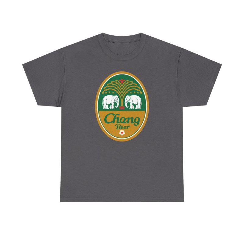 Chang Beer Thailand T-Shirt | Iconic Elephant Logo Graphic Tee | Thai Lager Souvenir Shirt